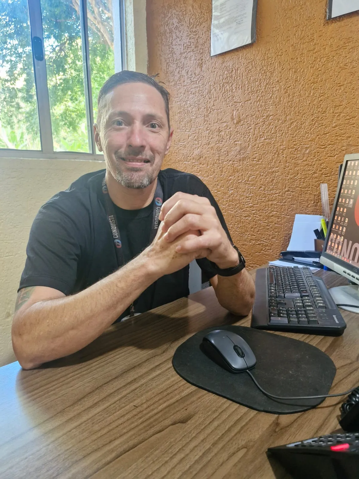 Leandro Mazaro — Educador social da Comunidade Conquista