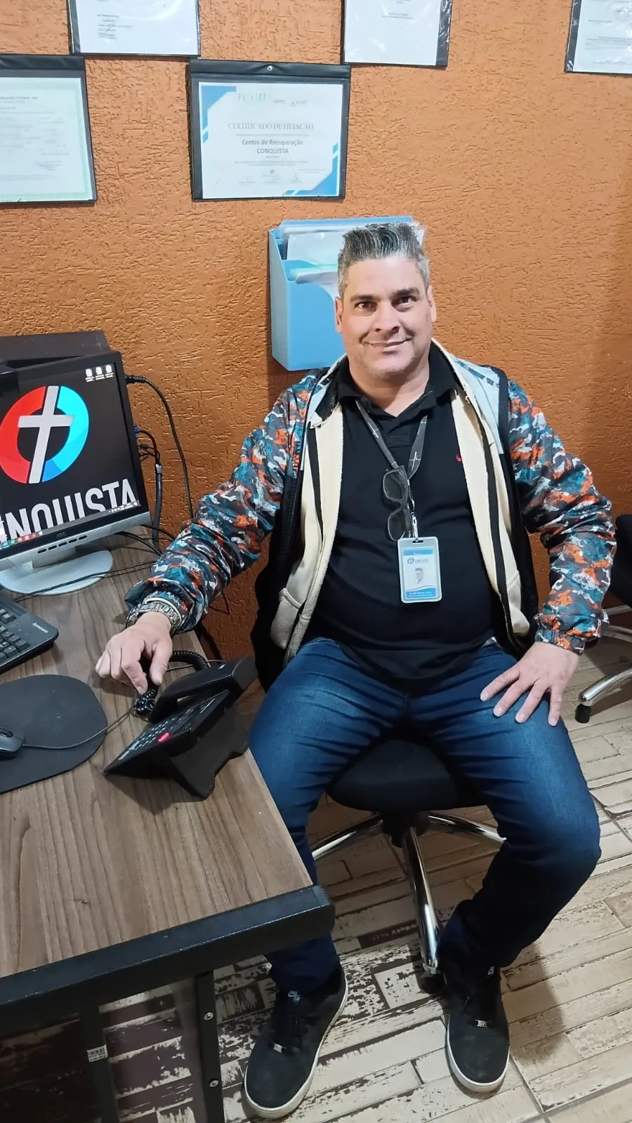 Osvaldo Balarini — Educador social da Comunidade Conquista