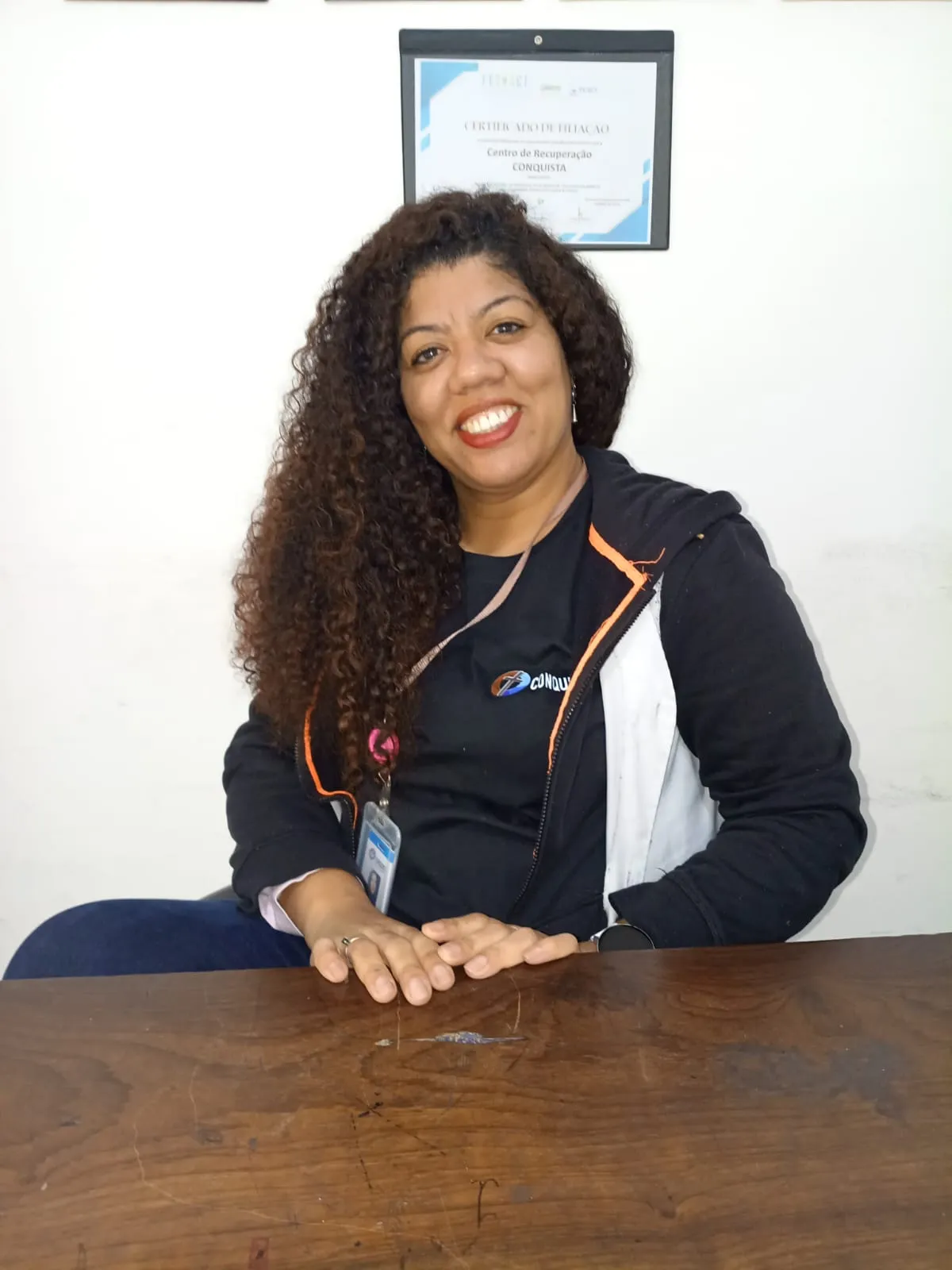 Vânia Rodrigues — Assistente social da Comunidade Conquista