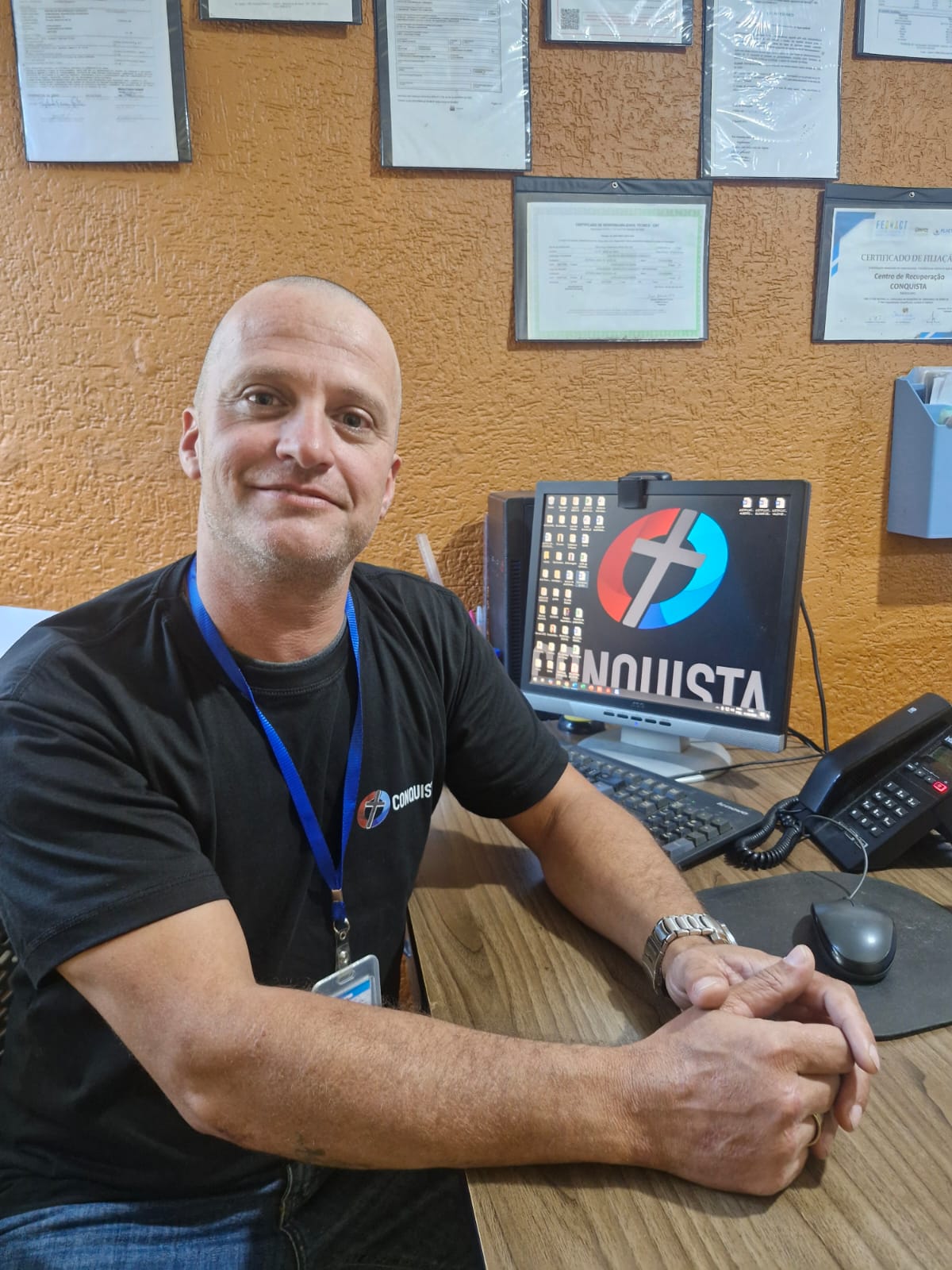Décio Ferreira — Educador social da Comunidade Conquista